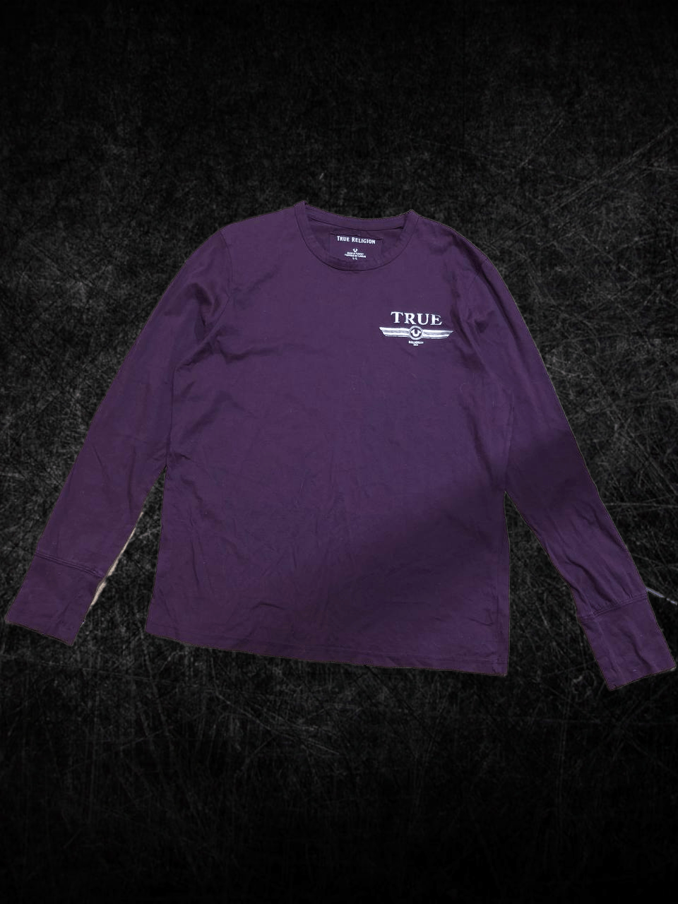 True Religion Long Sleeve Purple Print True Religion Y2K Size US L / EU 52-54 / 3 - 1 Thumbnail