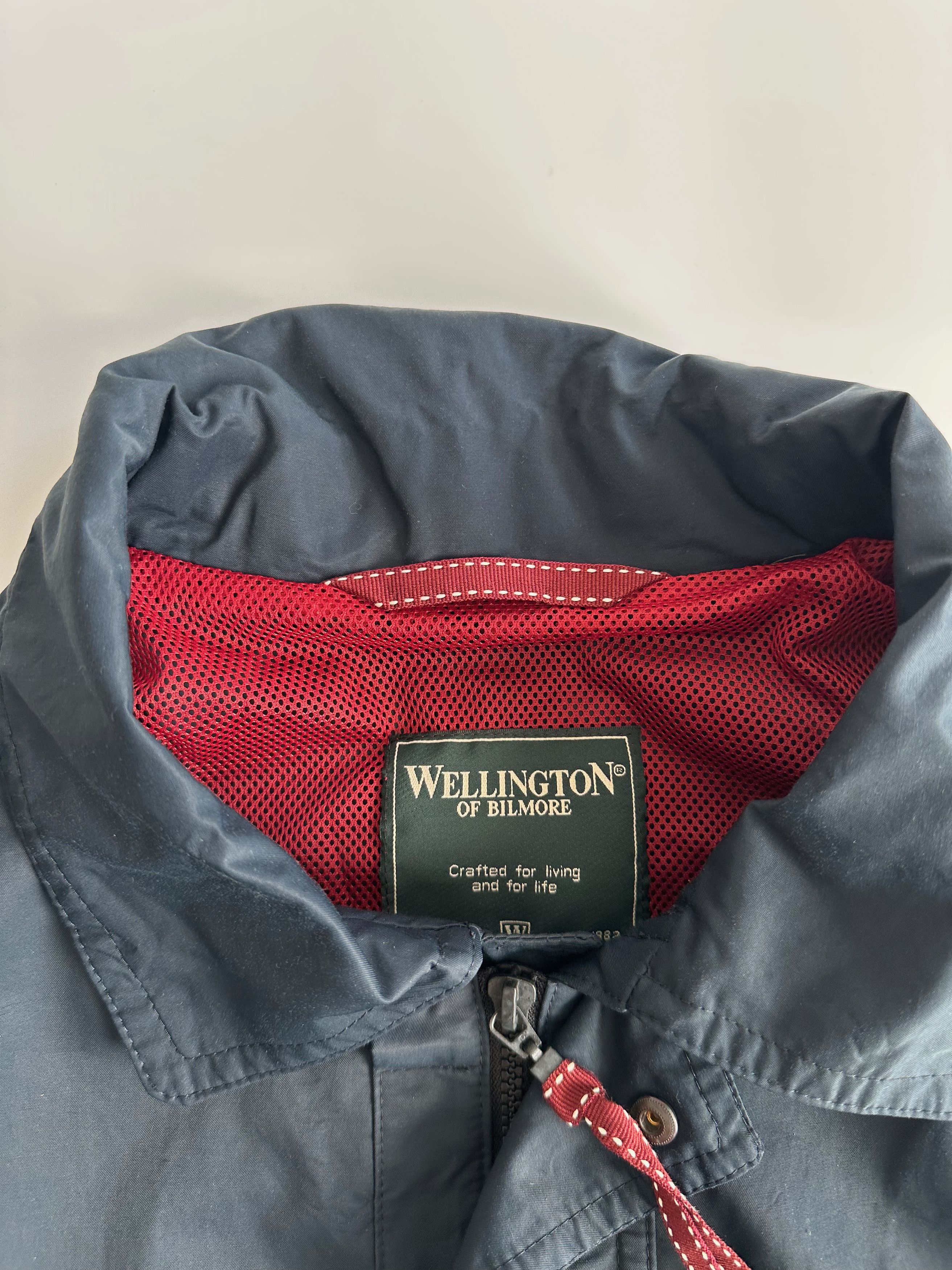 Vintage Wellington of Bilmore dark navy light jacket coat Size US XXL / EU 58 / 5 - 6 Thumbnail