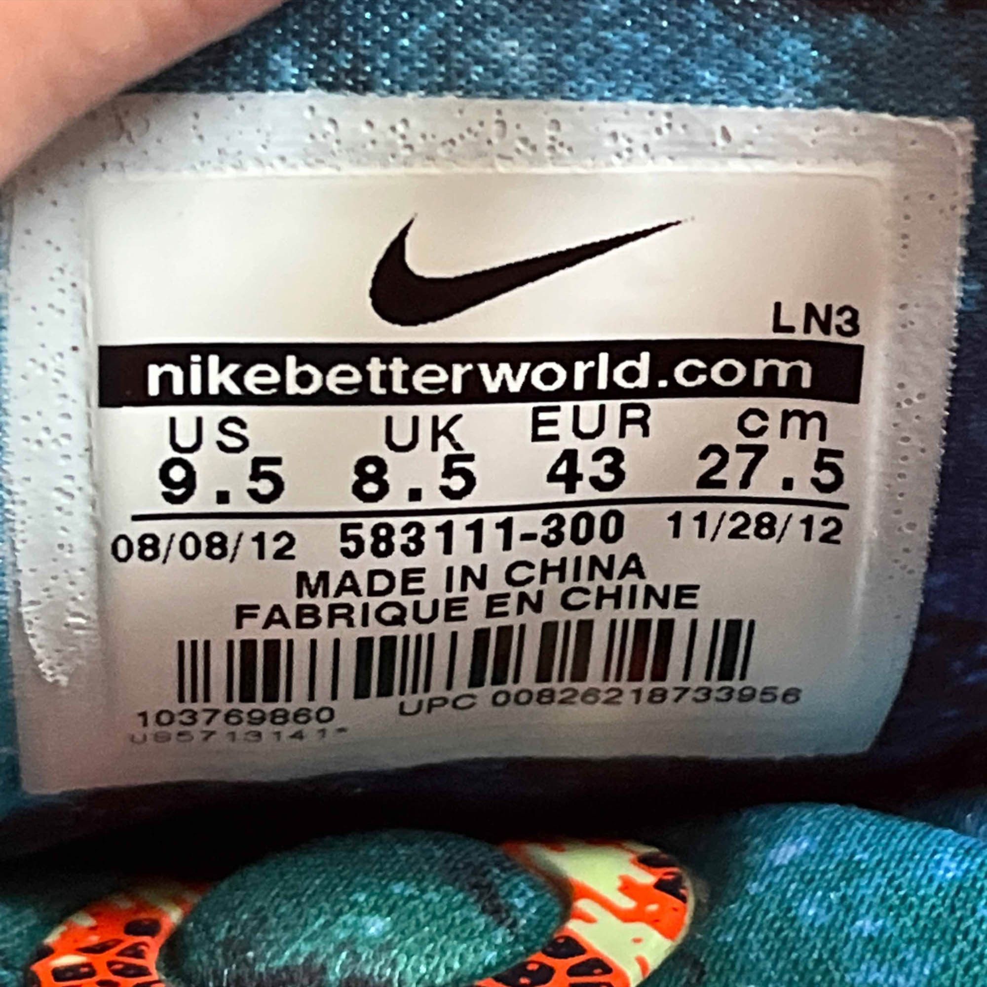 Nike Nike KD 5 All-Star Extraterrestrial Area 72 Green Size 9.5 Size US 9.5 / EU 42-43 - 7 Thumbnail