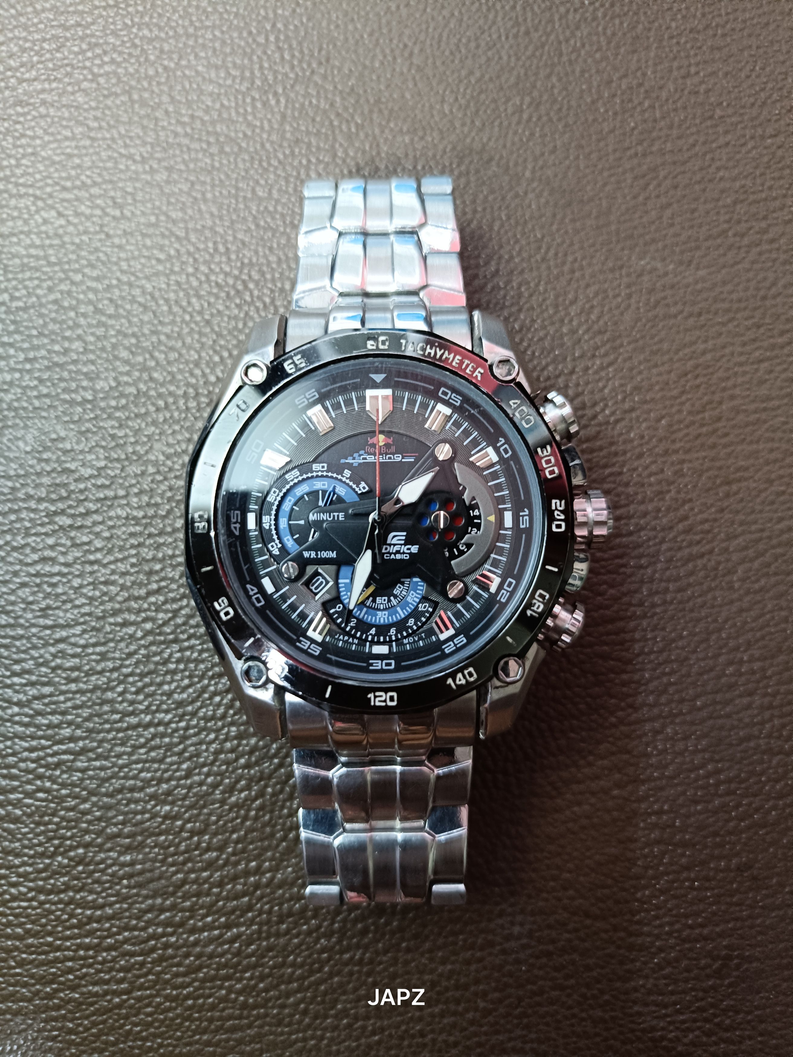 Casio edifice EF 550RBSP red bull racing chronograph watch