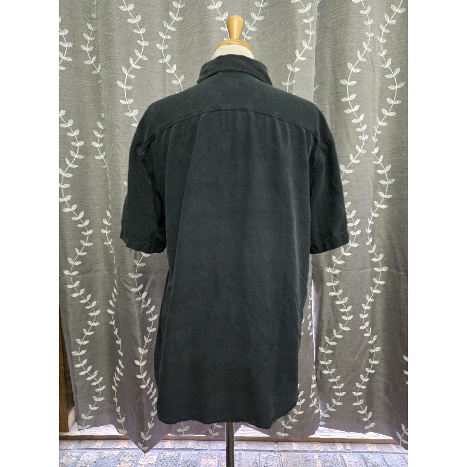 Vintage VINTAGE Get Dressed Los Angeles Black 100% Silk Button Up Shirt Women's Small Size S / US 4 / IT 40 - 3 Thumbnail