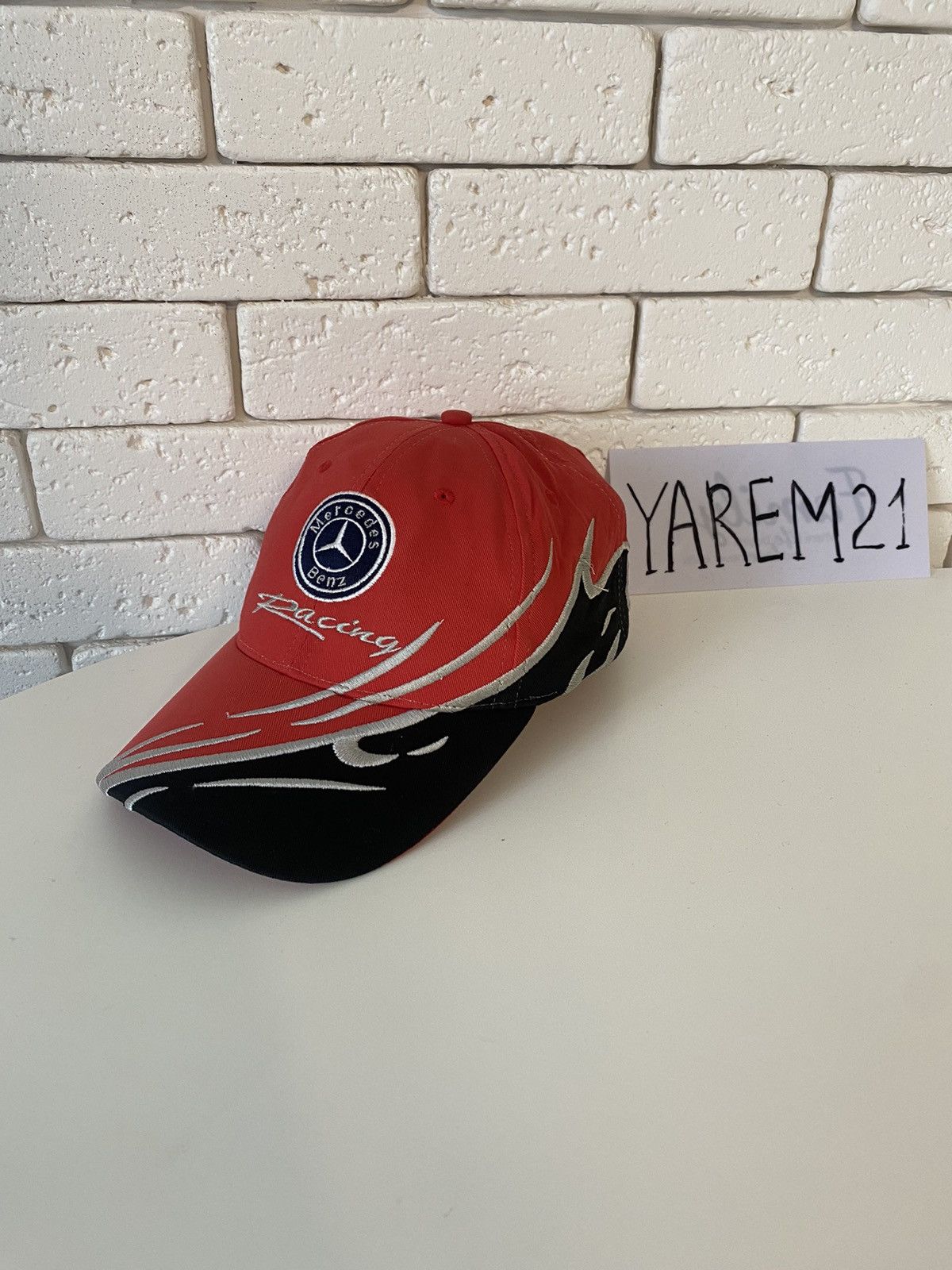 Mercedes-Benz Mercedes Benz vintage racing cap hat Size ONE SIZE - 1 Thumbnail