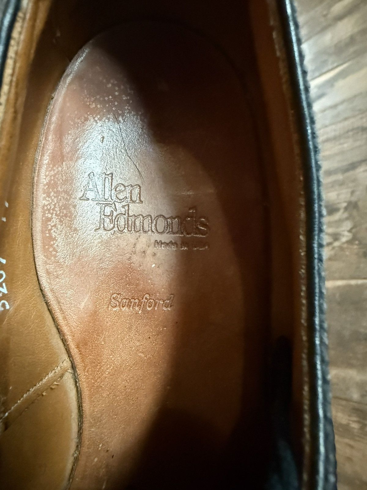 Allen Edmonds Allen Edmonds Sanford 9.5 D Black Broque Captoe Oxford Size US 9.5 / EU 42-43 - 7 Thumbnail