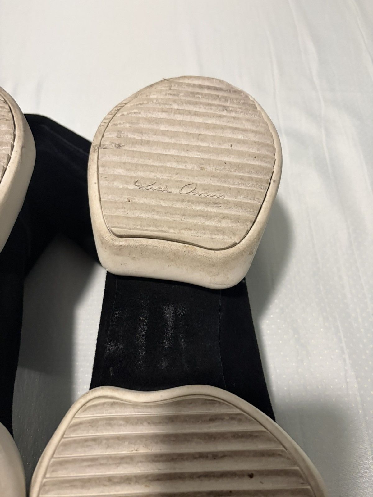Adidas × Rick Owens RICK OWENS X ADIDAS STRETCH SOCK RO RUNNER GEOBASKET RAMONES Size US 10 / EU 43 - 6 Thumbnail