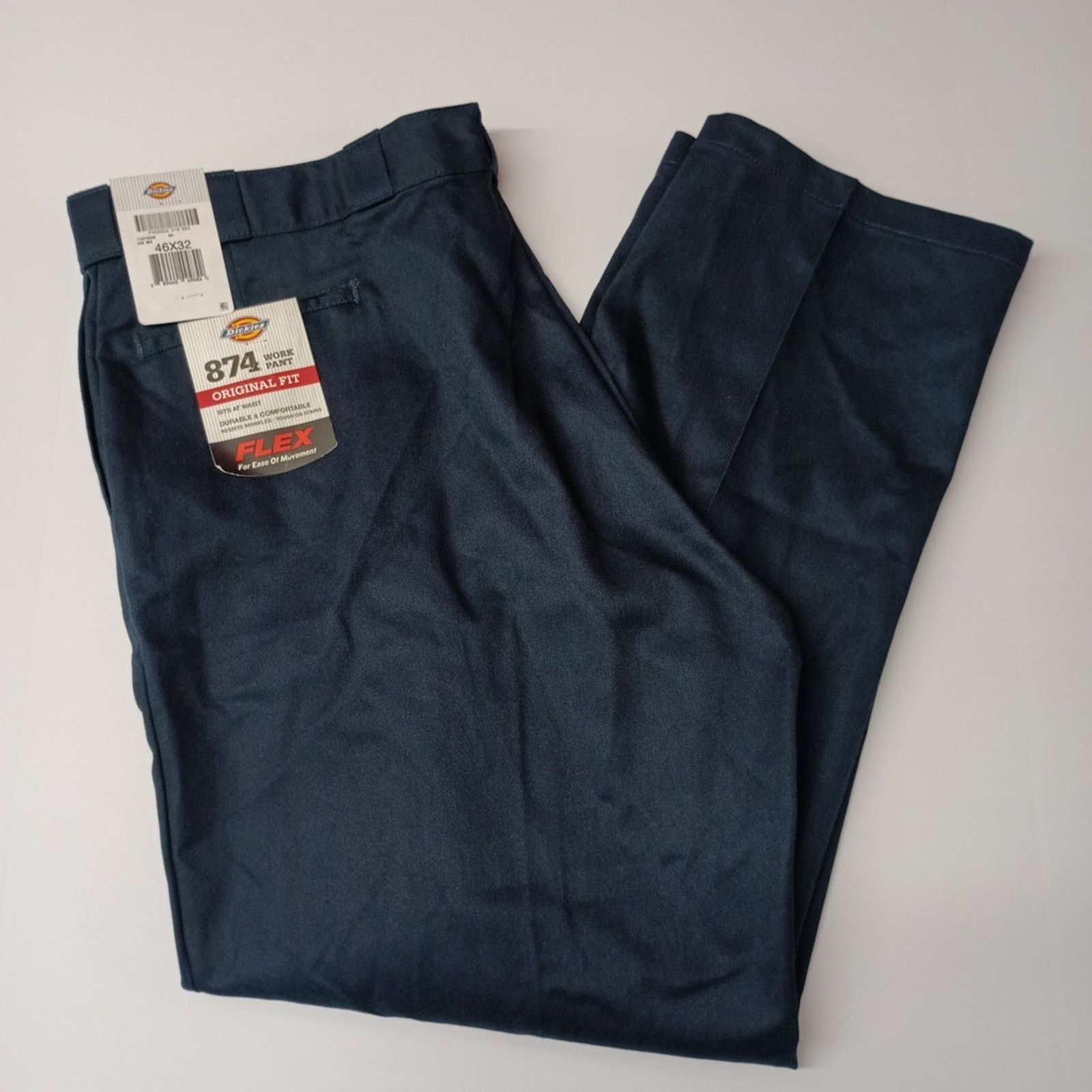 Dickies Dickies 874 Pants Men's Original Fit Work Pants 46x32 Blue Size US 44 / EU 60 - 1 Thumbnail