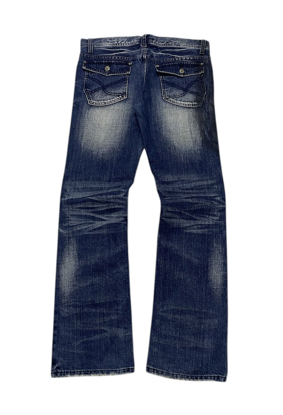 If Six Was Nine XFRM Japan Distressed Jeans Size US 34 / EU 50 - 1 Thumbnail