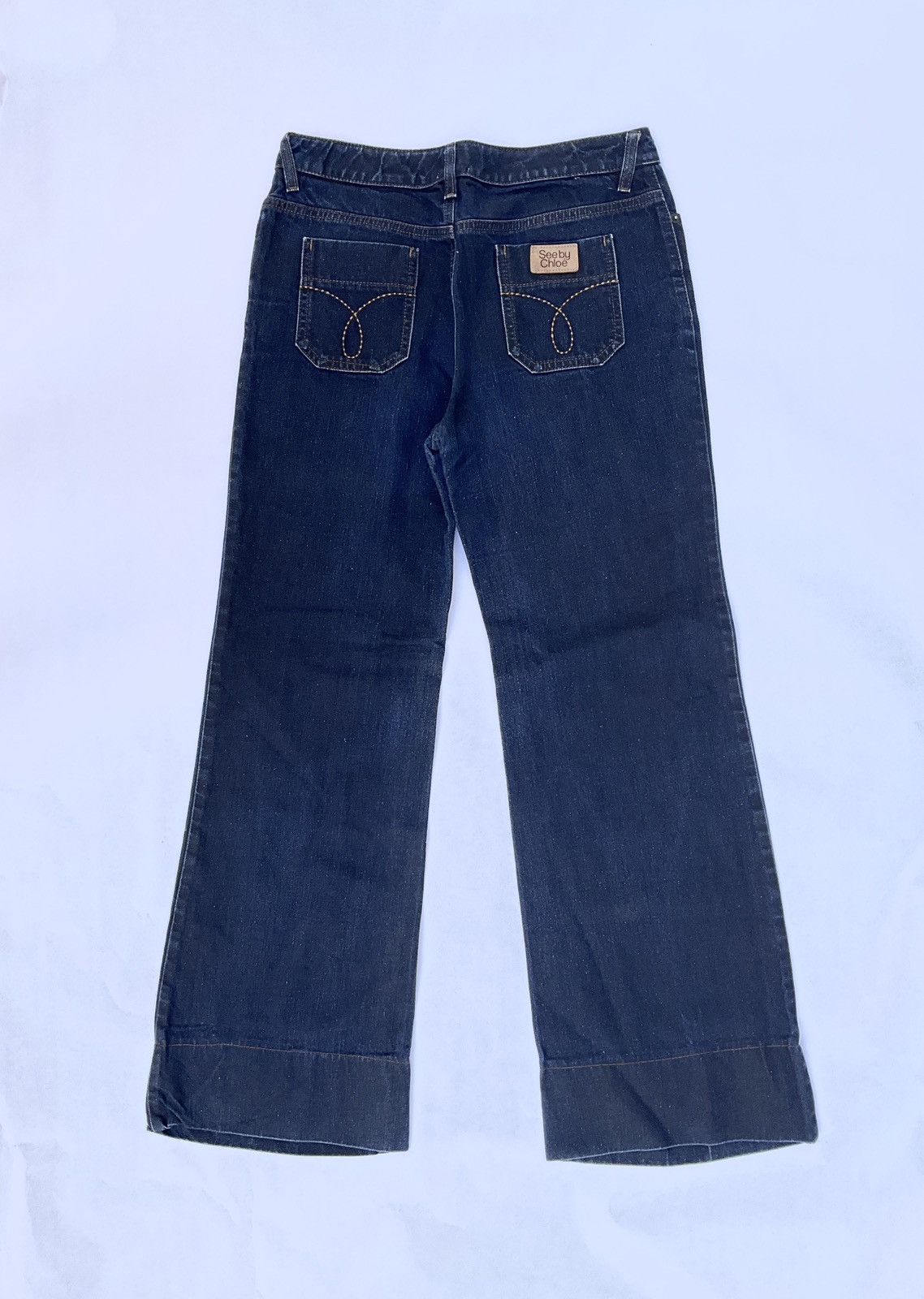 See by Chloe Navy blue Seedy Chloe jeans Size 30" / US 8 / IT 44 - 3 Thumbnail