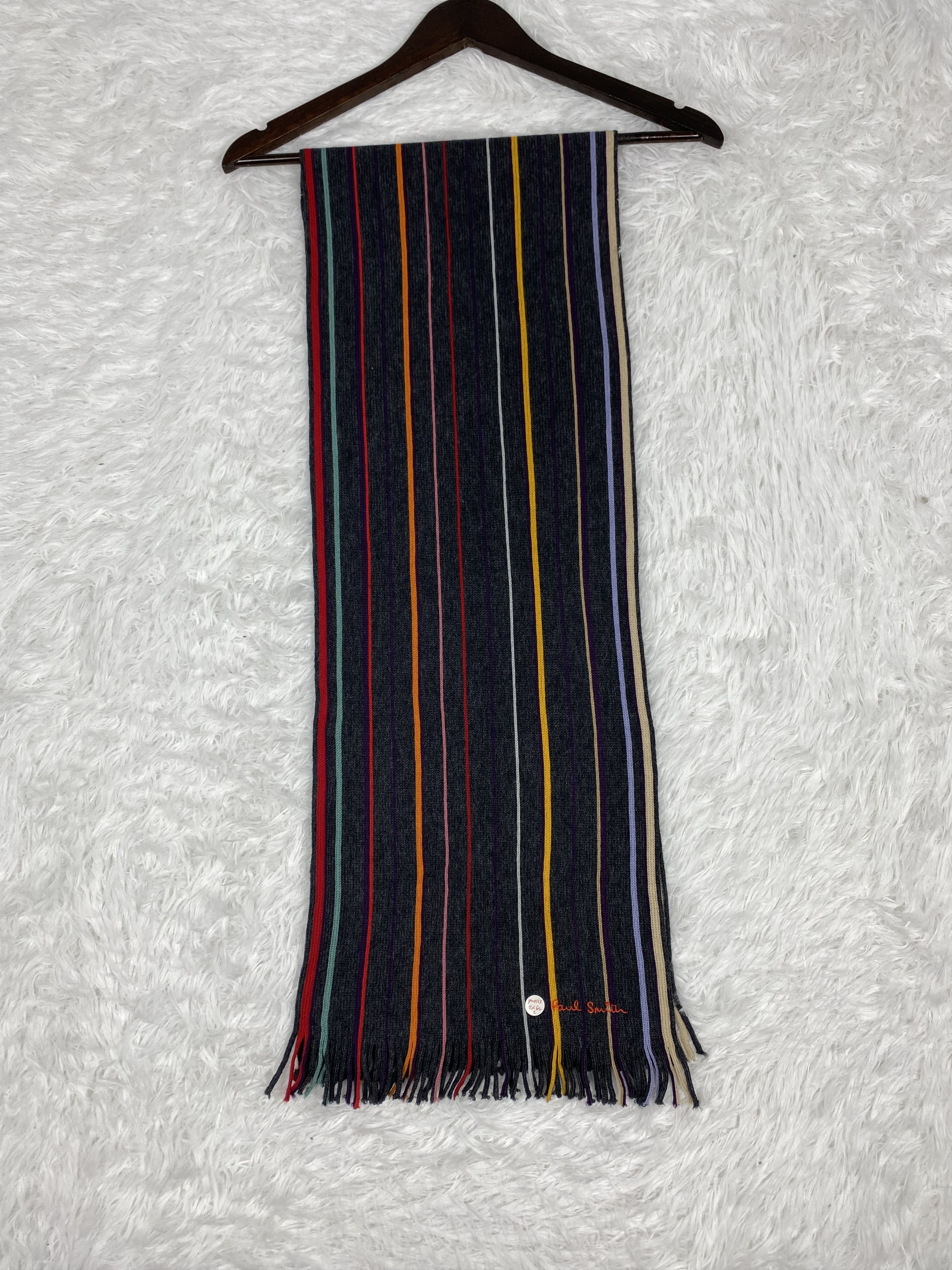 Paul Smith × Vintage Vintage Paul Smith Scarf / Muffler Neckwear PM0163 Size ONE SIZE - 6 Thumbnail