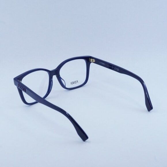 Fendi Fendi FE50016I 090 Eyeglasses Midnight Blue 52mm Square Size ONE SIZE - 4 Thumbnail