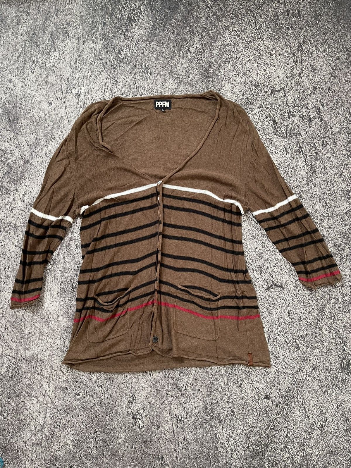 Japanese Brand Y2K PPFM Womans Cardigan Size M / US 6-8 / IT 42-44 - 1 Thumbnail