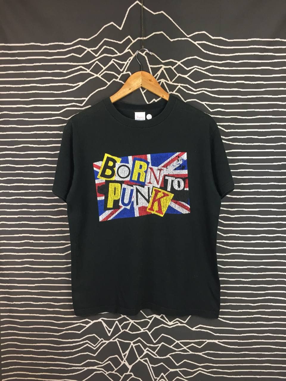 Vintage Born To Punk Sex Pistols Inspired Union Jack Tee Size US M / EU 48-50 / 2 - 2 Thumbnail