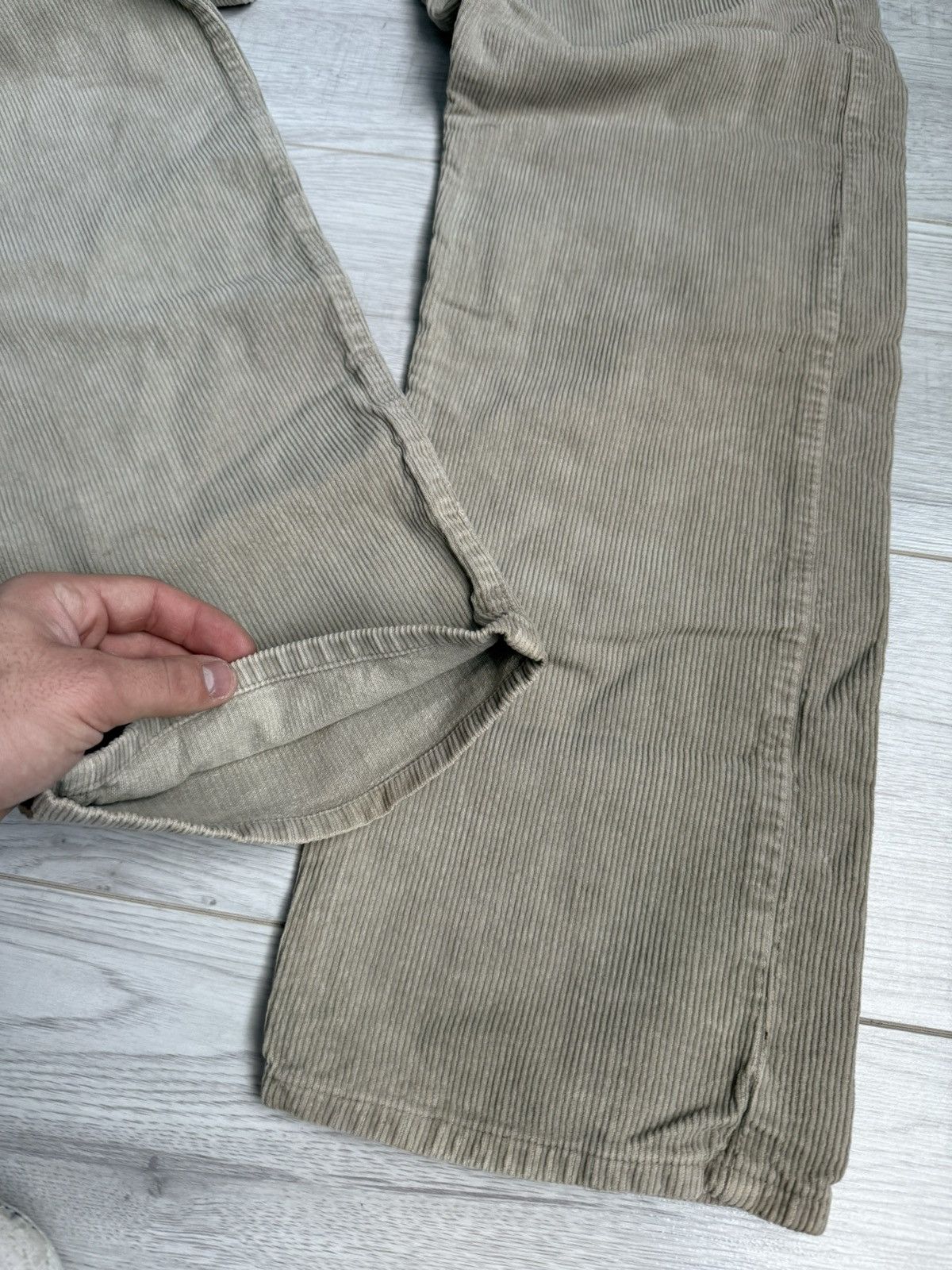 Massimo Osti × Stone Island × Vintage Vintage Velvet Pants Stone Island Size US 32 / EU 48 - 3 Thumbnail
