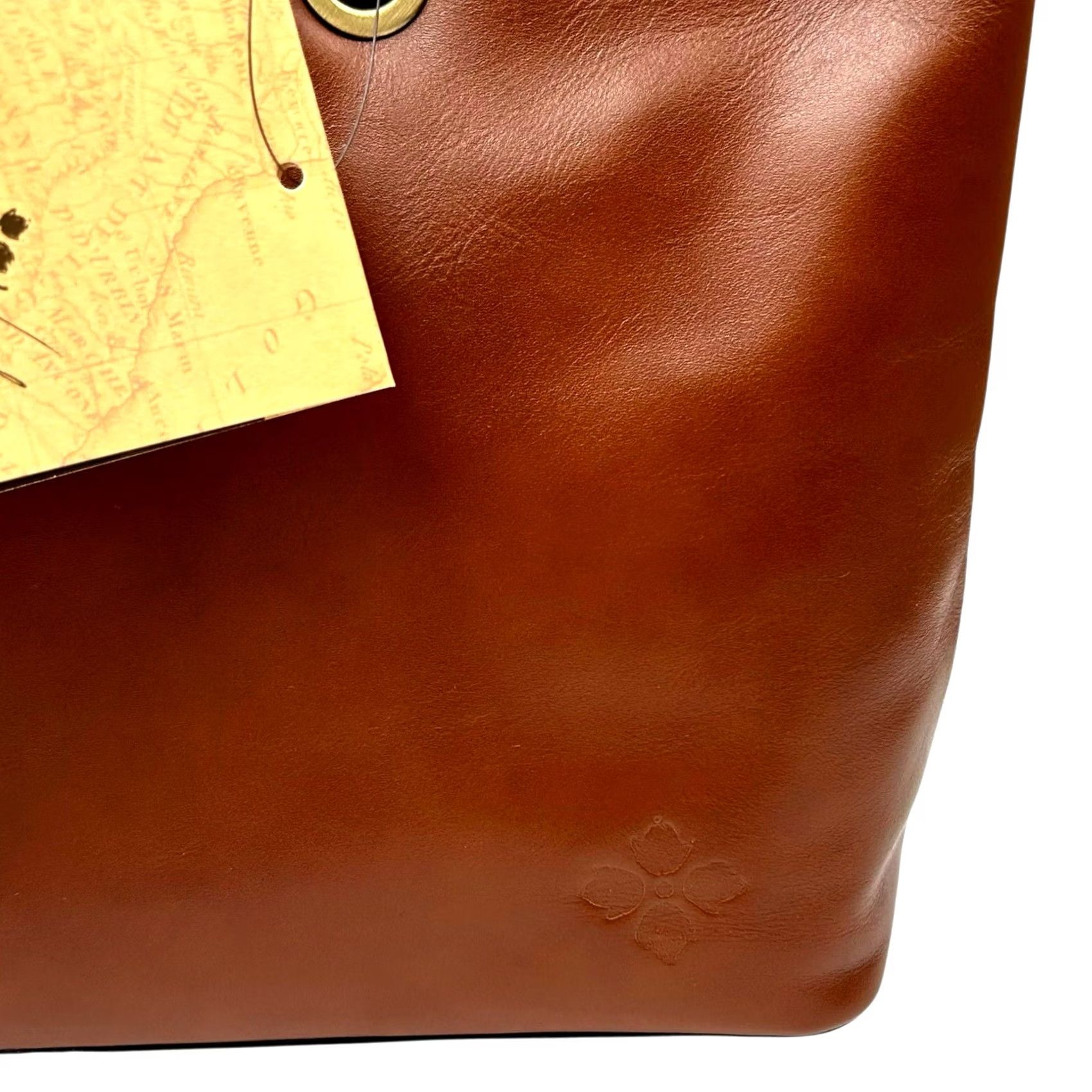 Patricia Nash Patricia Nash Belle Leather Tote Bag Brown Vintage-inspired Look 11X13X5 Women Large Bag Tote Brown 13 in 11 in 5 in Size ONE SIZE - 3 Thumbnail