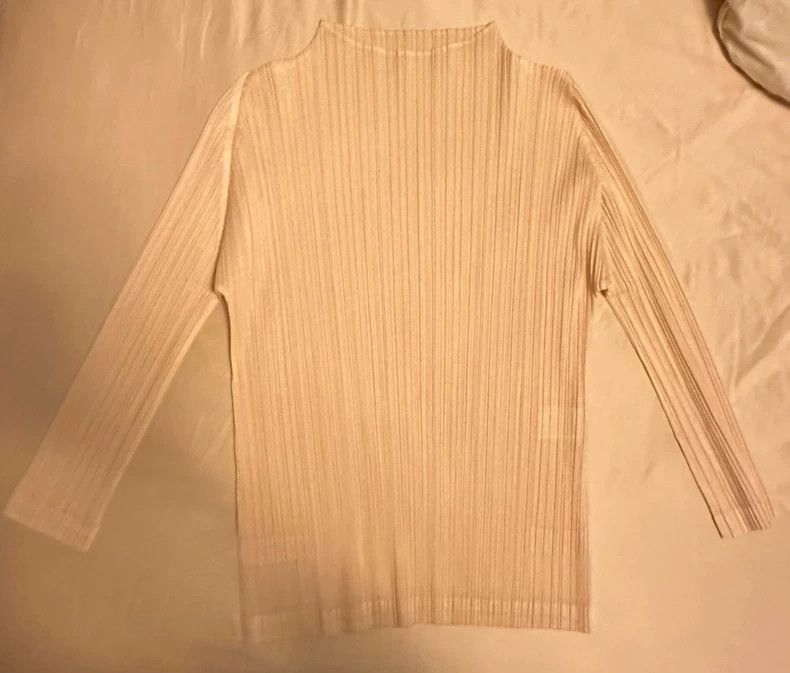 Issey Miyake issey miyake size:3 High-neck mid-long-sleeved top 2506-Ne Size XXS / US 00 / IT 34 - 2 Thumbnail