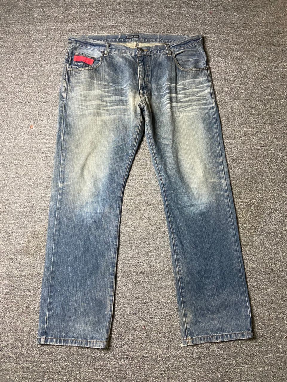 Japanese Brand Amore Puro American Distressed Denim Jeans (142) Size US 40 / EU 56 - 1 Thumbnail