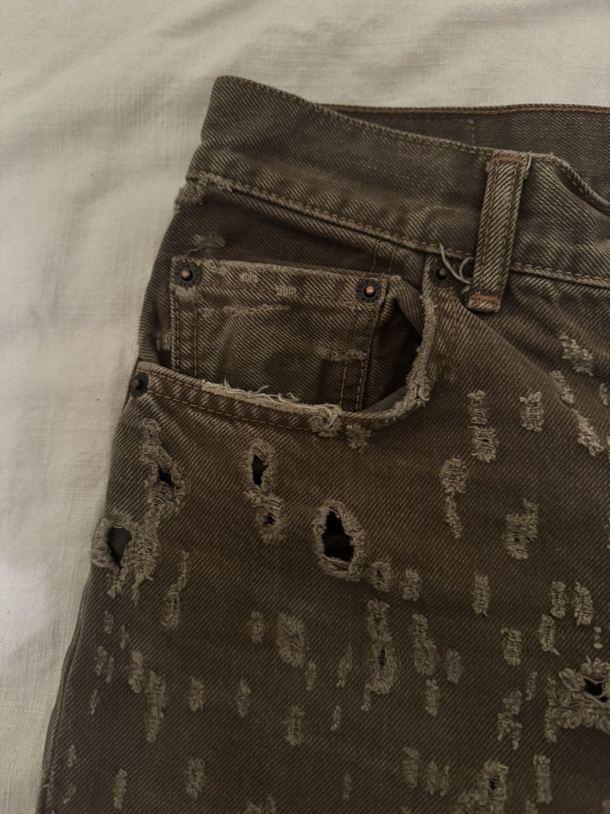 Acne Studios Acne Moth Cut Denim Size US 28 / EU 44 - 3 Thumbnail