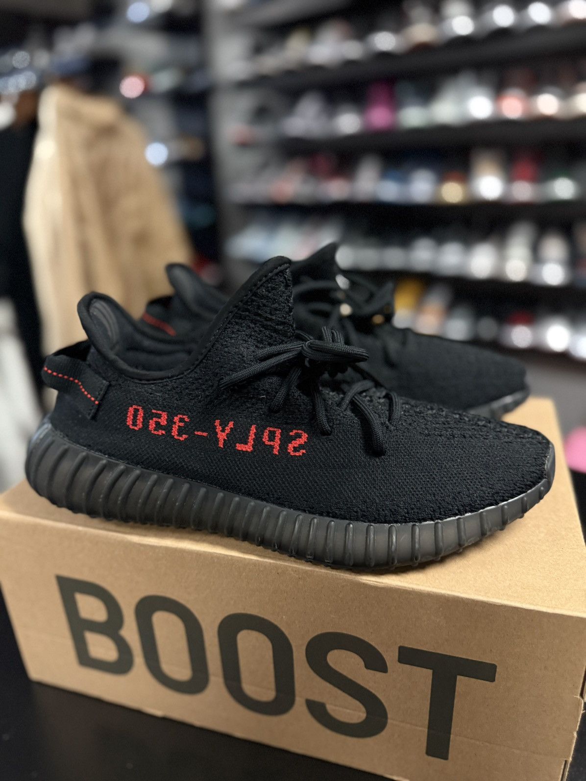 Adidas × Yeezy Yeezy 350 Bred (CP9652) Size 10 W Box 🧼 Size US 10 / EU 43 - 4 Thumbnail