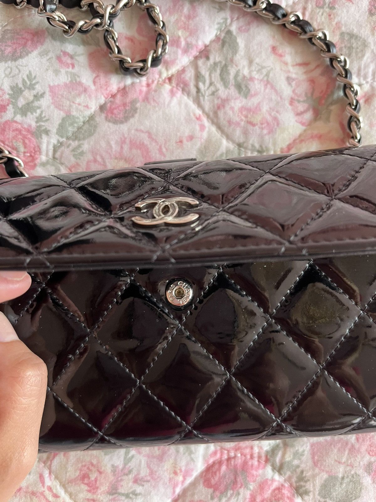 Chanel Patent Leather Wallet on Chain Bag Size ONE SIZE - 3 Thumbnail