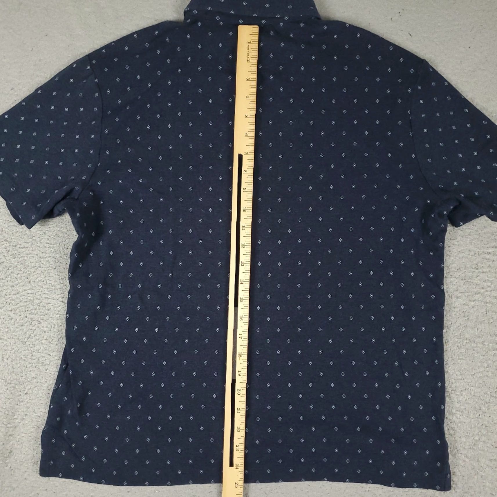 Ralph Lauren VINTAGE Ralph Lauren Polo Shirt Mens Medium Blue Geometric Casual Short Sleeve Size US M / EU 48-50 / 2 - 3 Thumbnail