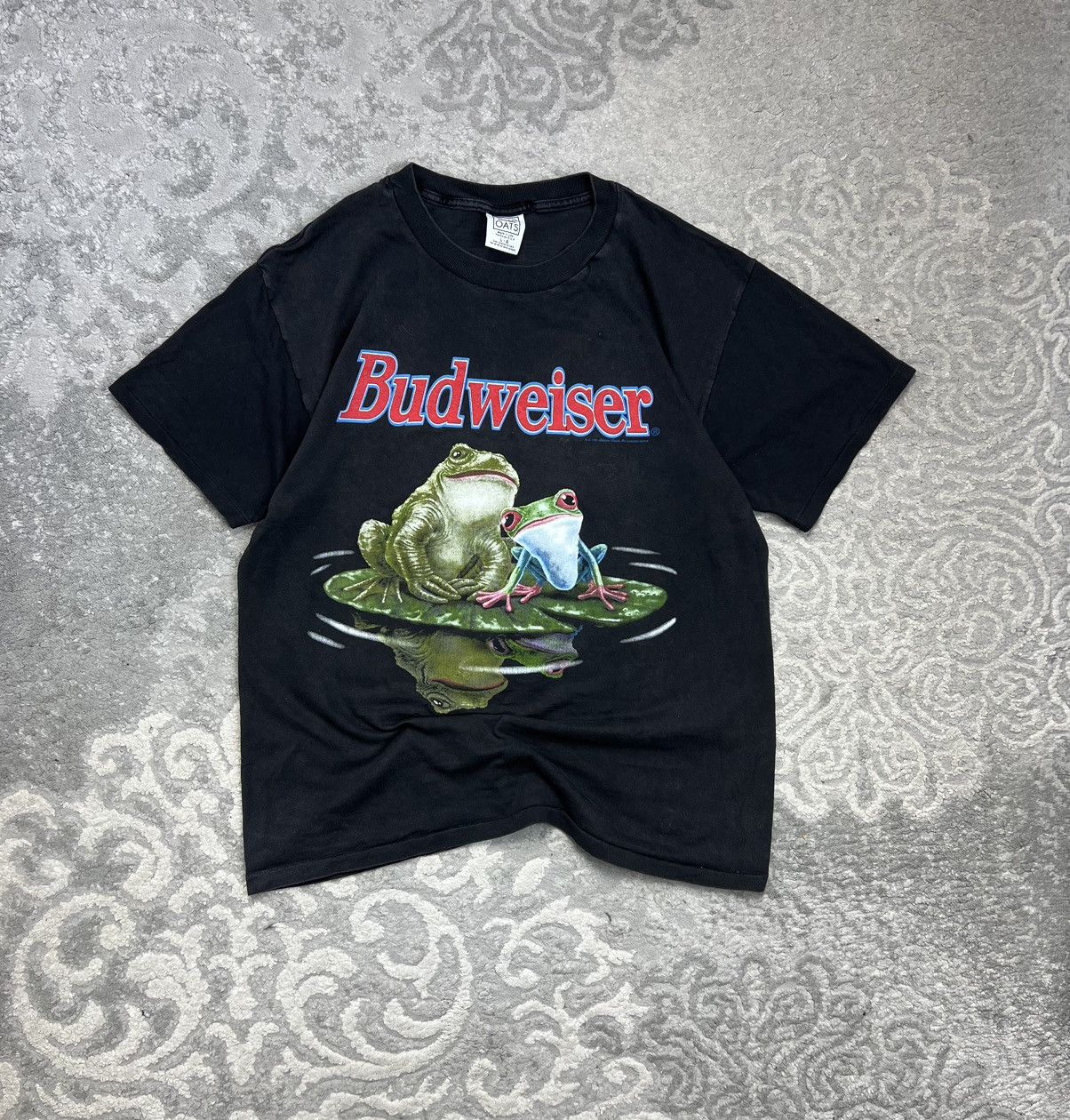 Budweiser Rare Budweiser 1995 Frog Beer Licensed Vintage 90's Size US L / EU 52-54 / 3 - 2 Thumbnail