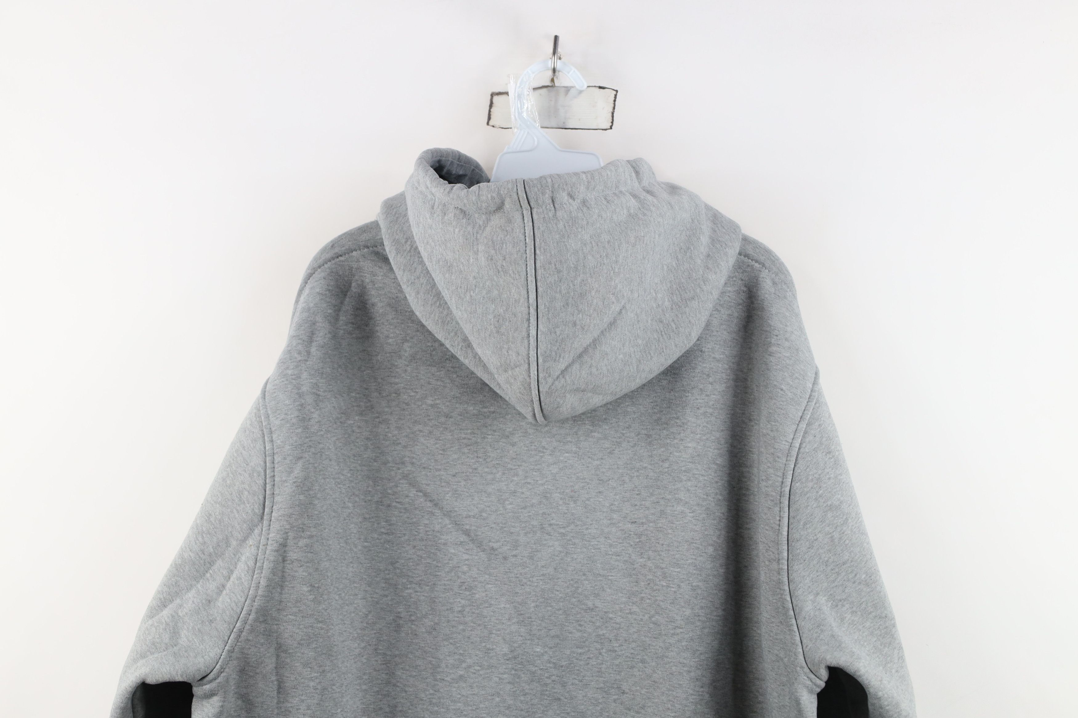 Vintage Vintage 90s Y2K Streetwear Full Zip Hoodie Sweatshirt Gray Size US XXL / EU 58 / 5 - 13 Thumbnail
