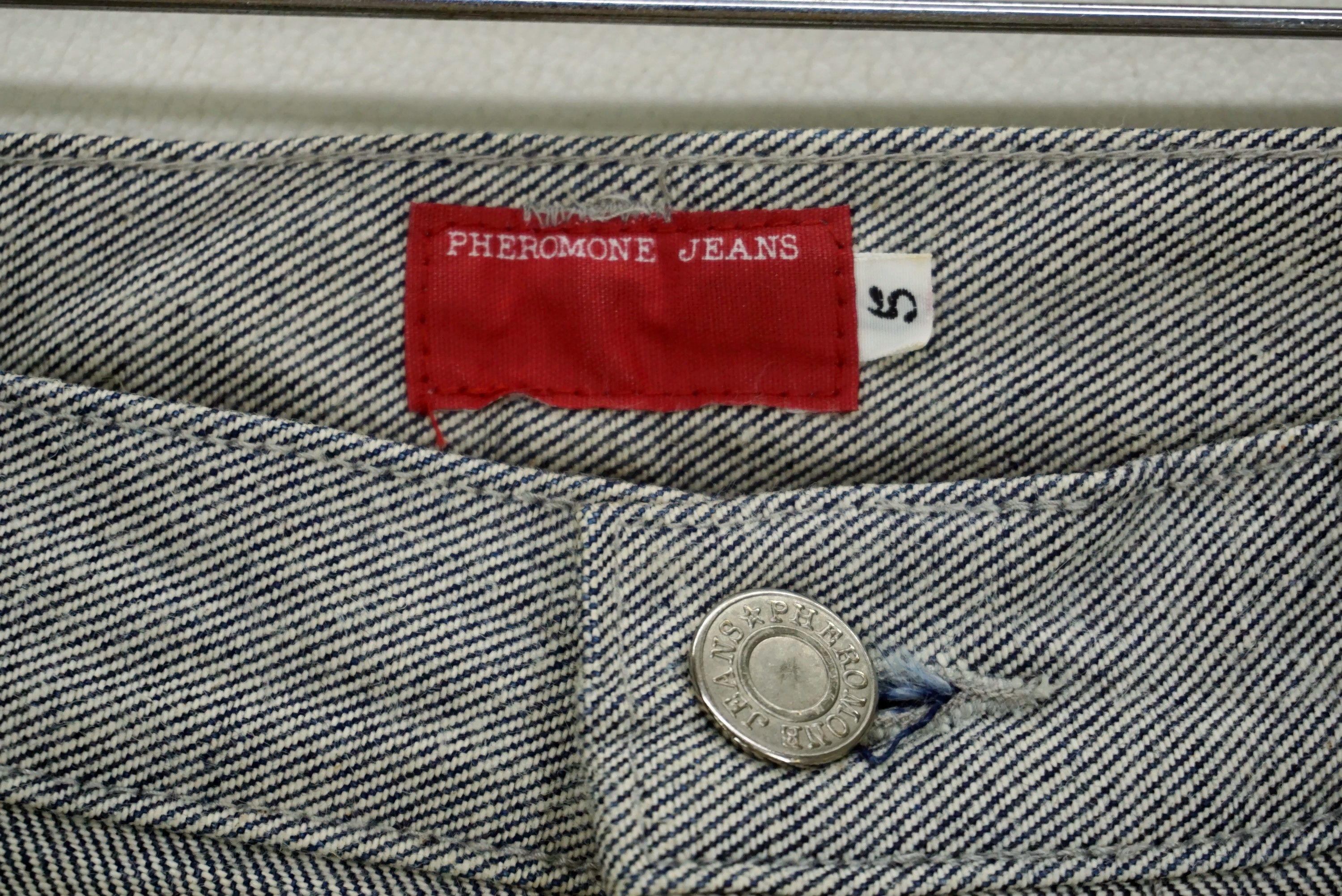 Japanese Brand Pheromone Jeans Size W29xL34 Reversed Denim Made in Japan Size US 29 - 5 Thumbnail