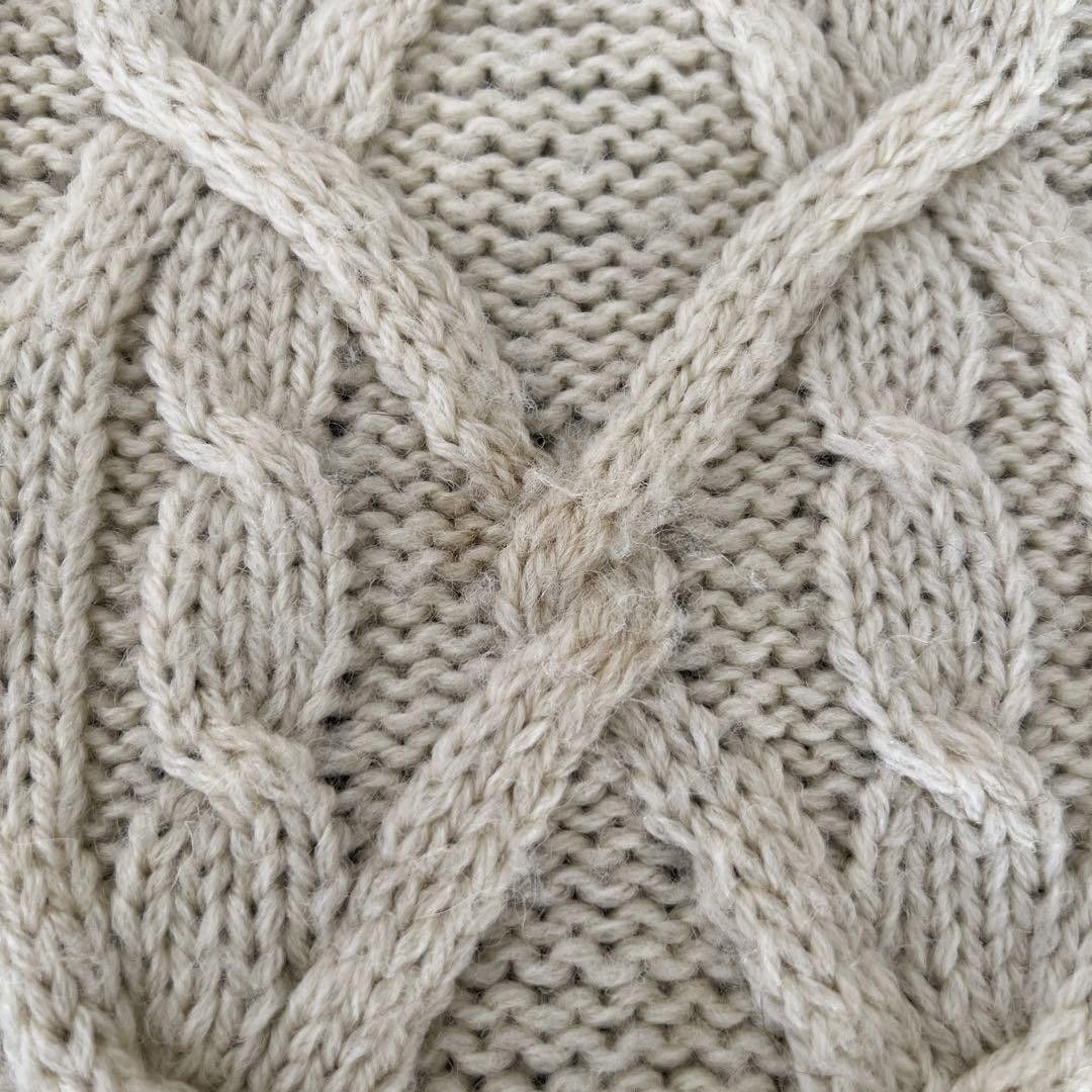 Needles Reconstructed Cable Knit Sweater Size US L / EU 52-54 / 3 - 5 Thumbnail