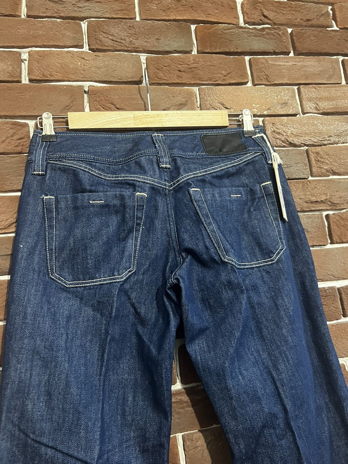 Diesel Vintage 00s Diesel Flared Denim Pants DSWT Avant garde Hype Size US 29 - 8 Thumbnail