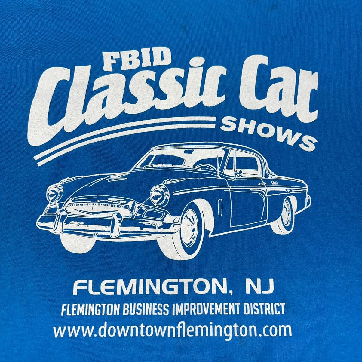 Gildan × Vintage Car Tee Shirt Blue Hot Rod Classic Show NJ Custom Auto Y2K Size US XL / EU 56 / 4 - 4 Thumbnail