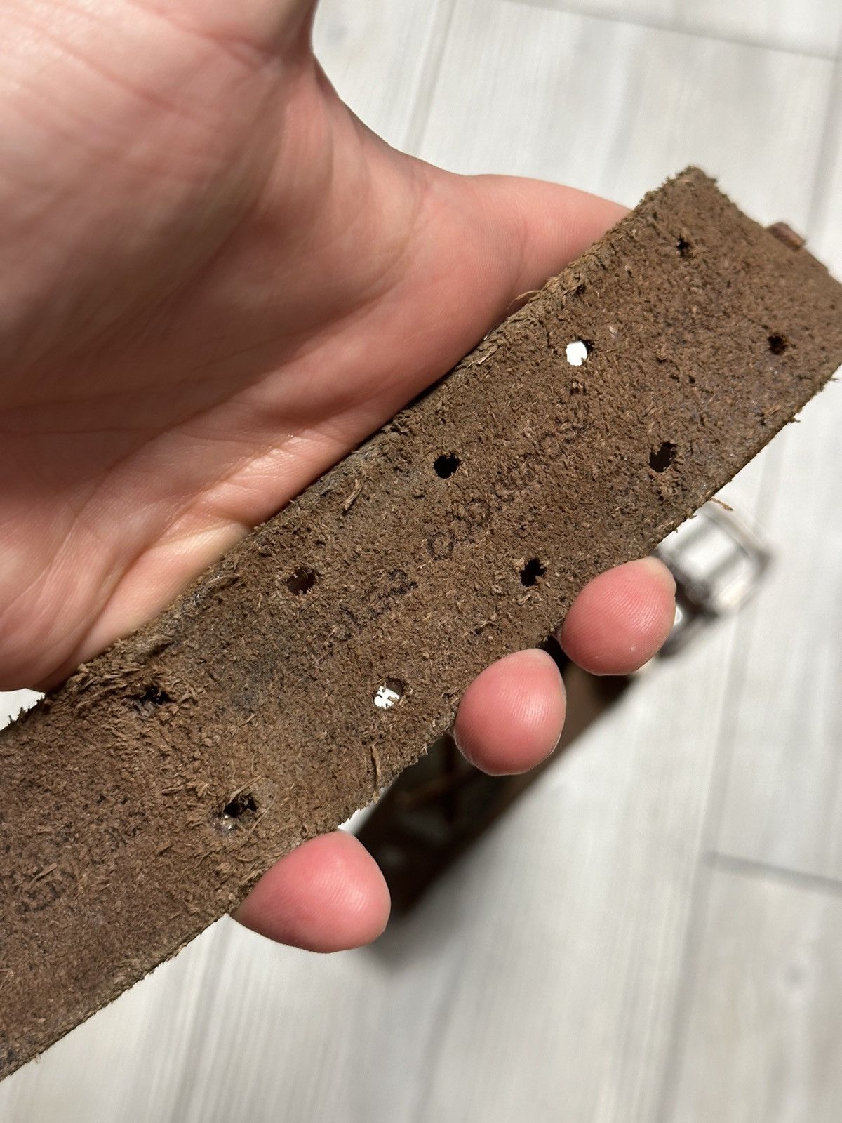 Diesel Very Rare! Vintage Diesel Leather Belt Size ONE SIZE - 9 Thumbnail