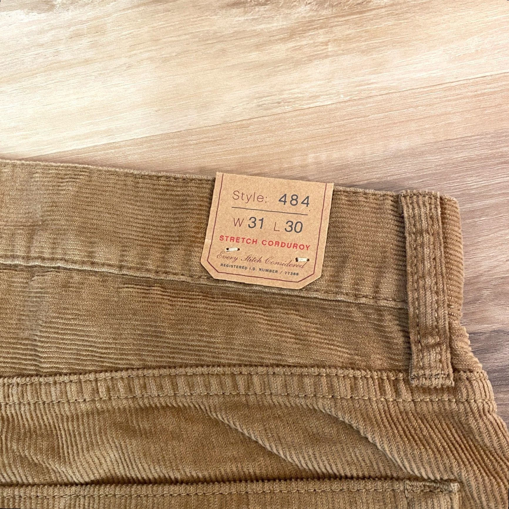 J.Crew J.Crew Pants Slim Corduroy 31x30 Brown 484 Mens New Size US 31 - 2 Thumbnail