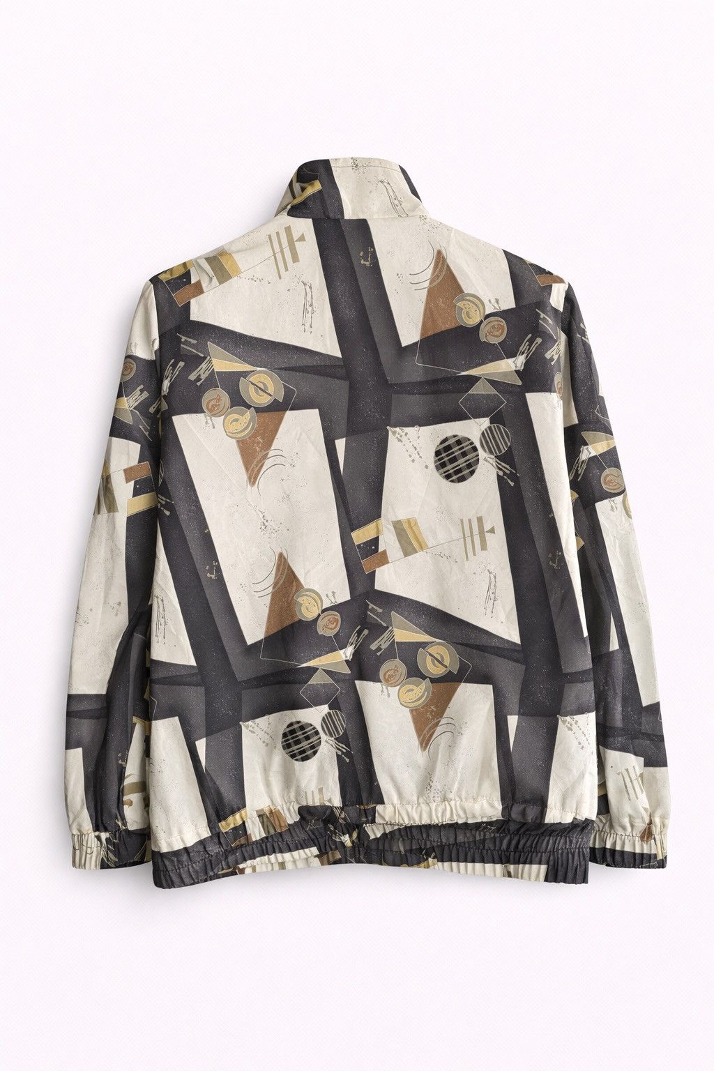 Japanese Brand Vintage PAPITA Abstract Pattern Jacket Japanese Brand Zip-Up Size L / US 10 / IT 46 - 2 Thumbnail
