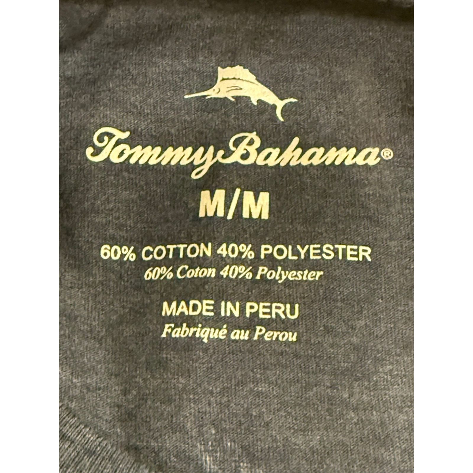 Tommy Bahama TOMMY BAHAMA T-Shirt Local Watering Hole Mens Medium BLUE Size US M / EU 48-50 / 2 - 7 Thumbnail