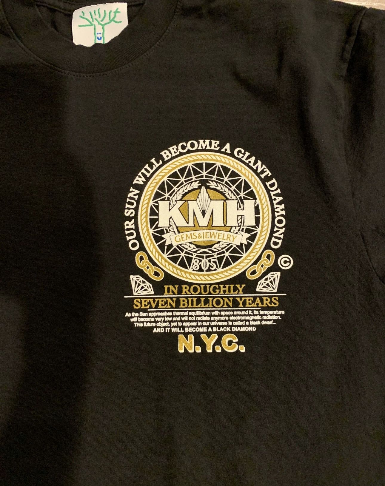 Online Ceramics Uncut Gems Online Ceramics Black Opal Tee Size US S / EU 44-46 / 1 - 2 Thumbnail