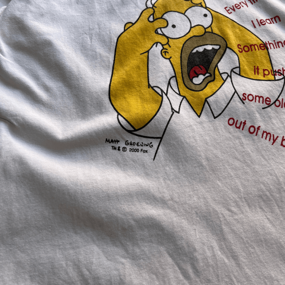 Vintage Vintage 2000 The Simpsons Homer Cartoon Graphic Tee Size US M / EU 48-50 / 2 - 5 Thumbnail