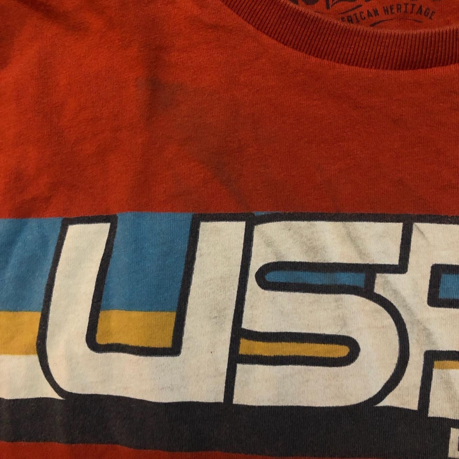 U.S. Polo Assn. Burnt Orange US Polo Assn. Denim Company Graphic Tee Size US L / EU 52-54 / 3 - 3 Thumbnail