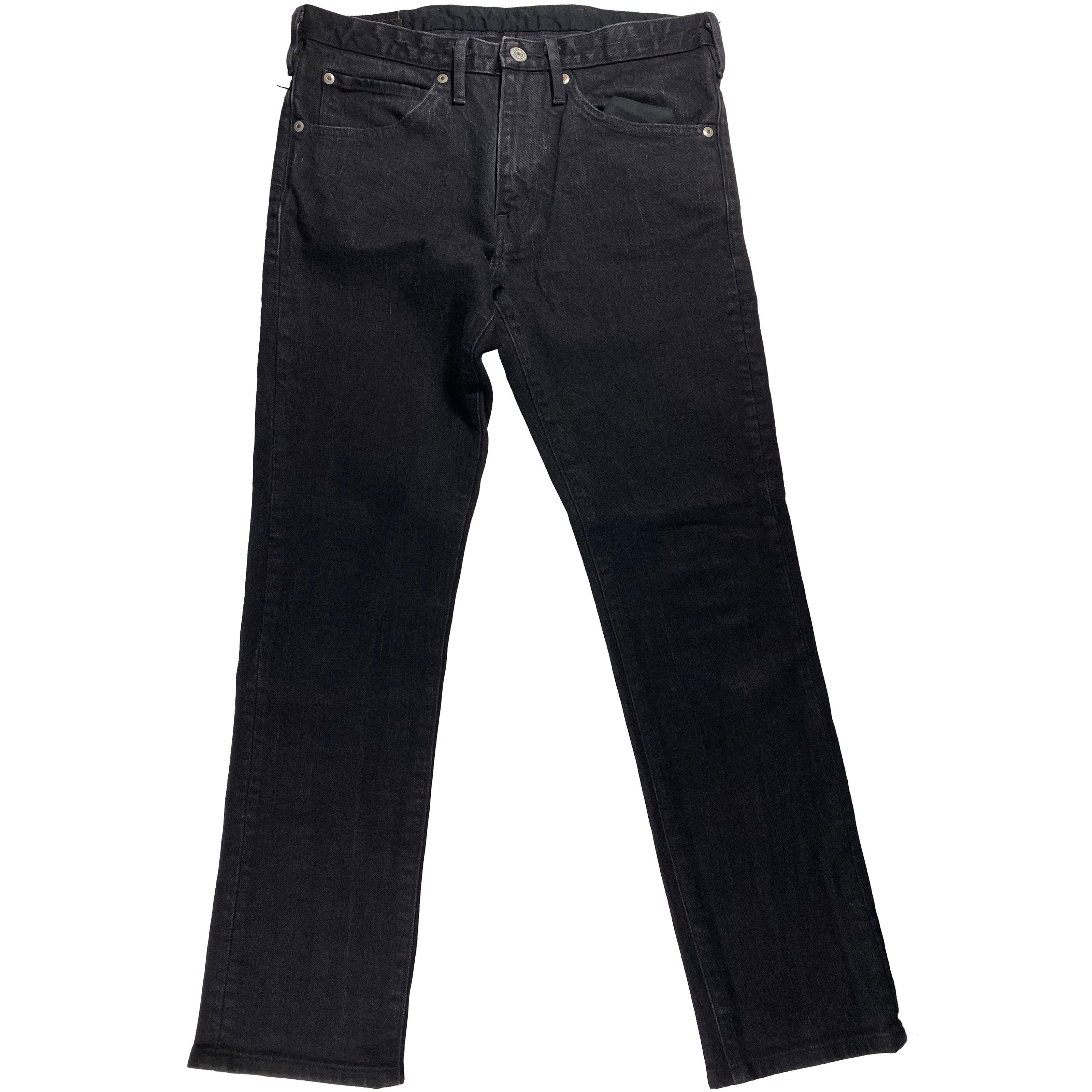 Burgus Plus Burgus Plus Lot 740-ST Black Denim Size 31x28 Size US 31 - 1 Thumbnail