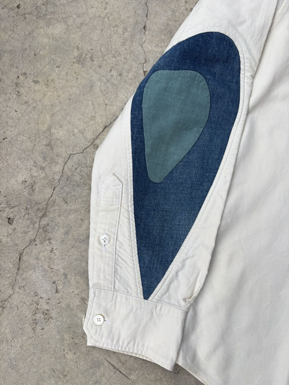 Visvim Visvim Albacore B.D. Shirt Indigo Blue Elbow Patches SS20 Size US L / EU 52-54 / 3 - 2 Thumbnail