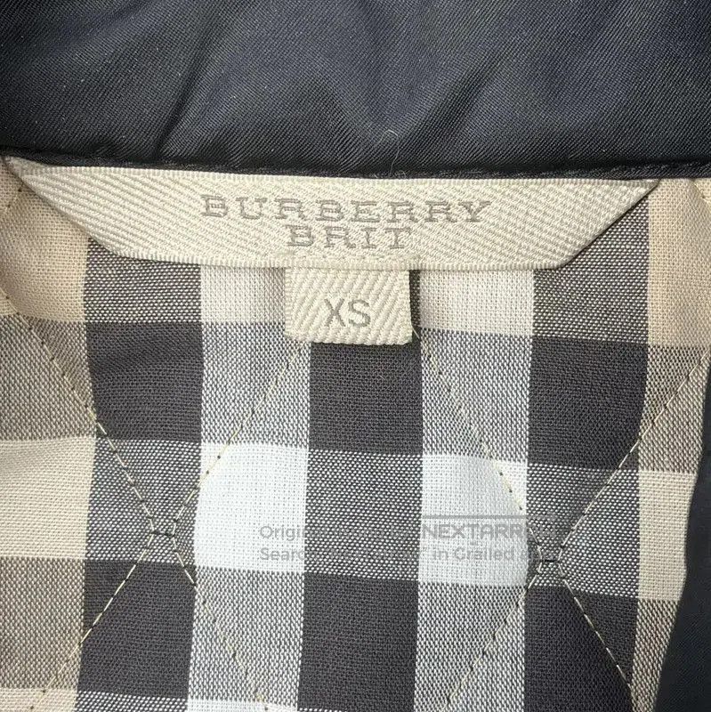 Burberry Burberry Black Quilted Mid-Length Cotton Jacket. Size XS / US 0-2 / IT 36-38 - 6 Thumbnail