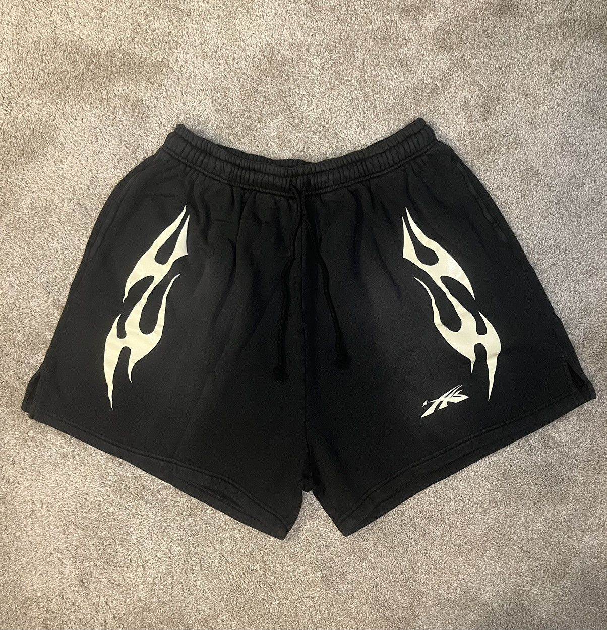 HELLSTAR Hellstar Sports Flame Shorts (Black) Size US 36 / EU 52 - 1 Thumbnail