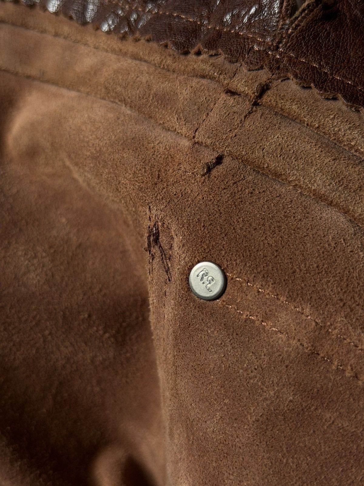 RRL Ralph Lauren Double RL Limited Edition Type 1 Buffalo Leather Jacket Size US M / EU 48-50 / 2 - 12 Thumbnail