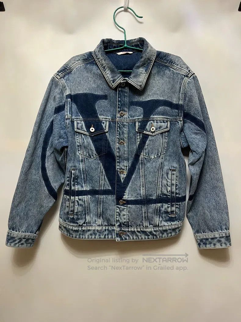 Valentino Valentino Printed denim jacket Size US XL / EU 56 / 4 - 1 Thumbnail