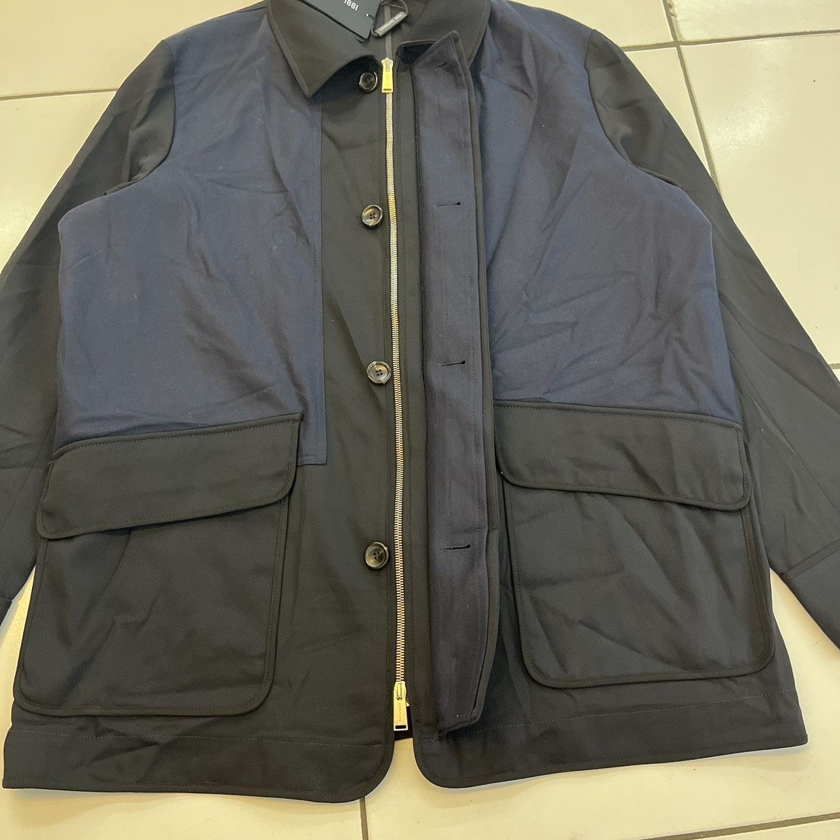 Cerruti 1881 HK$ 10,990 Cerruti 1881 Caban Men's Zip Up & Button Jacket Size US L / EU 52-54 / 3 - 5 Thumbnail