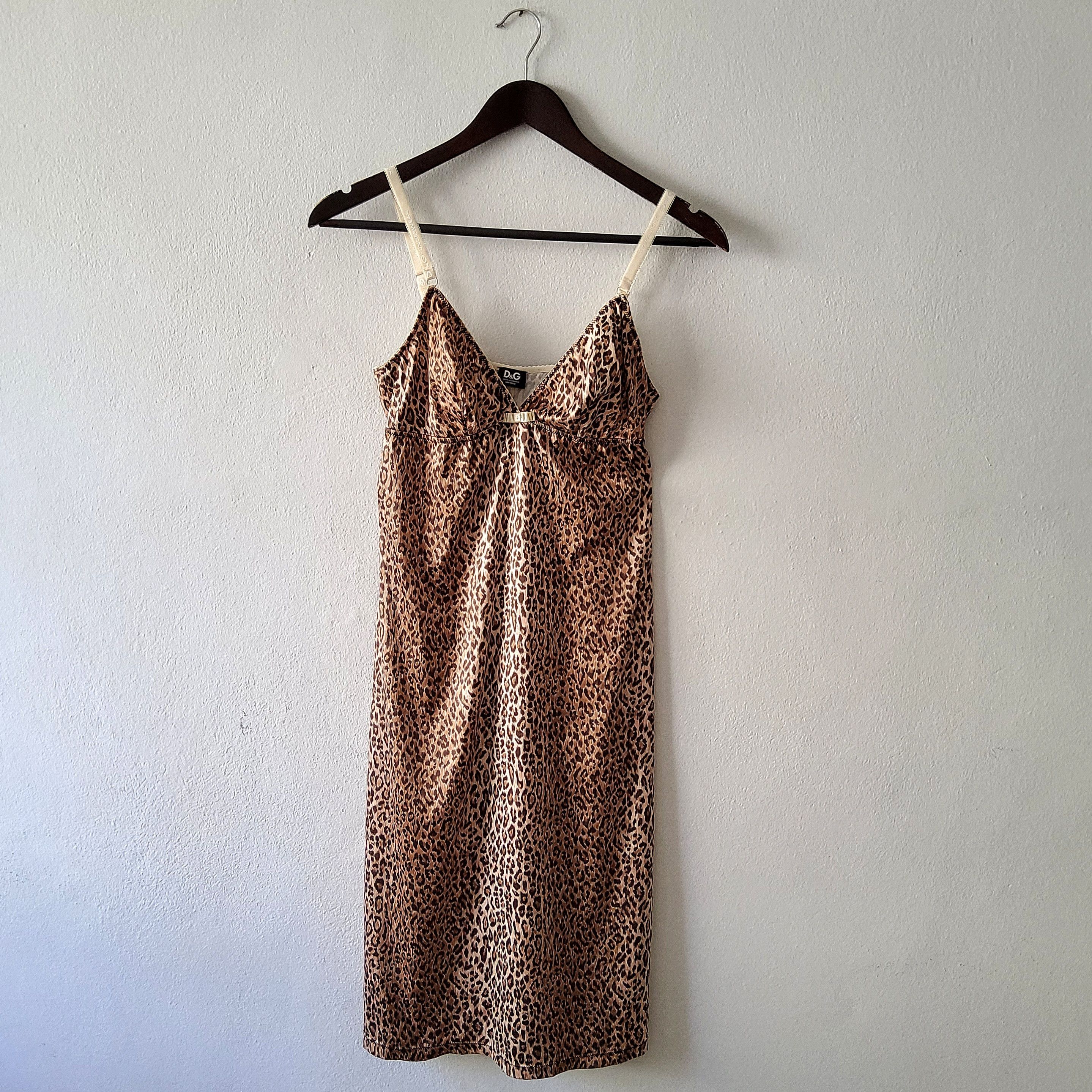 Dolce & Gabbana Dolce & Gabbana vintage y2k animal print lingerie slip dress Size L / US 10 / IT 46 - 2 Thumbnail
