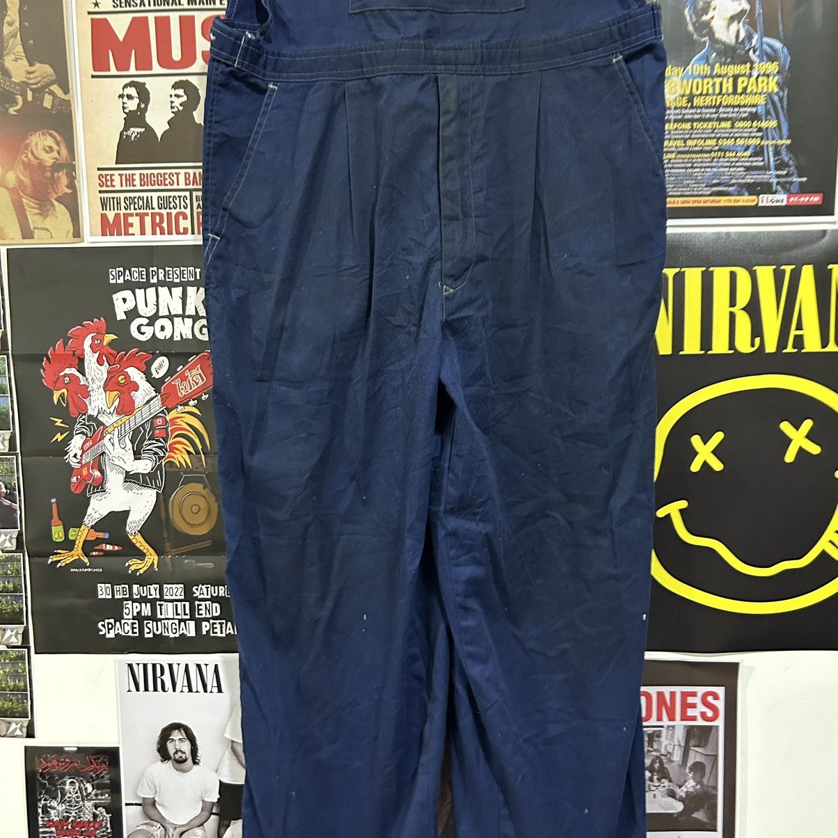 Vintage Vintage Good Year Carpenter Distressed Worker Overall Bid Size US 34 / EU 50 - 4 Thumbnail