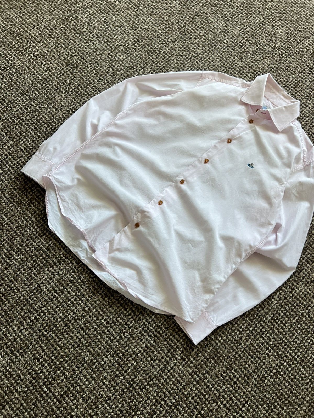 Vivienne Westwood Vivienne Westwood Button App Vintage Shirt Pink Rare Size US XL / EU 56 / 4 - 5 Thumbnail