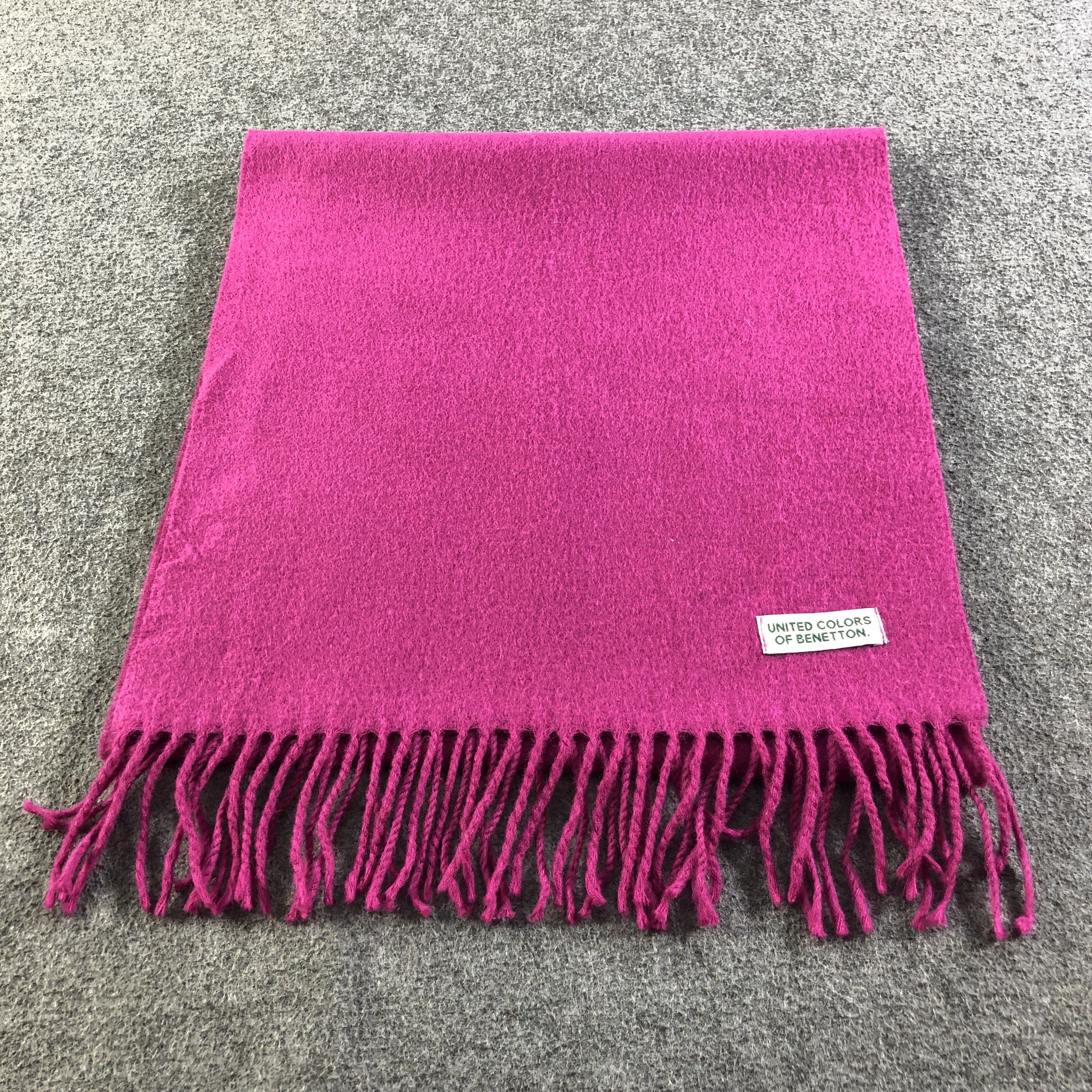 United Colors Of Benetton United Colors Of Benetton Wool Scarf Muffler V1834 Size ONE SIZE - 2 Thumbnail