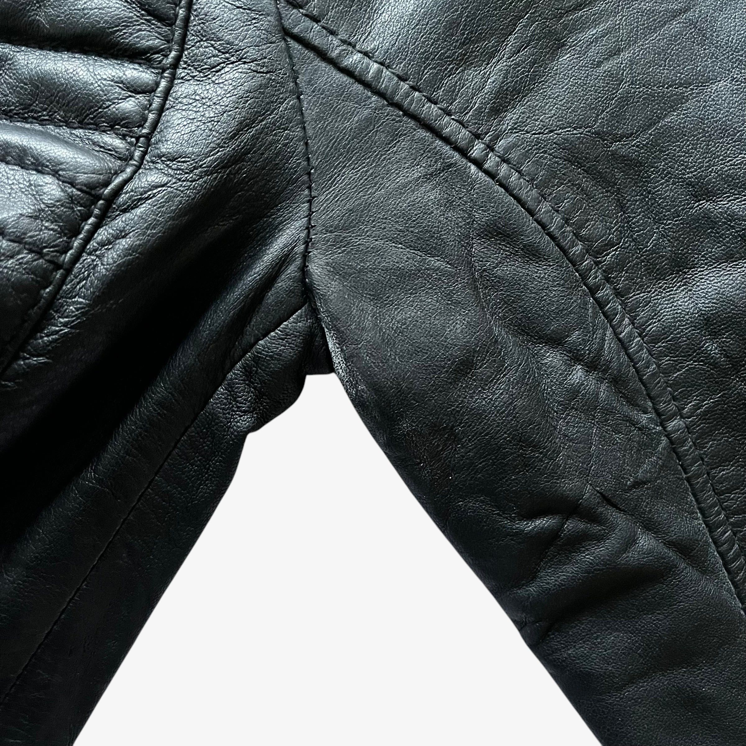 Schott Vintage 90s Women's Schott Perfecto Leather Biker Jacket Size S / US 4 / IT 40 - 6 Thumbnail