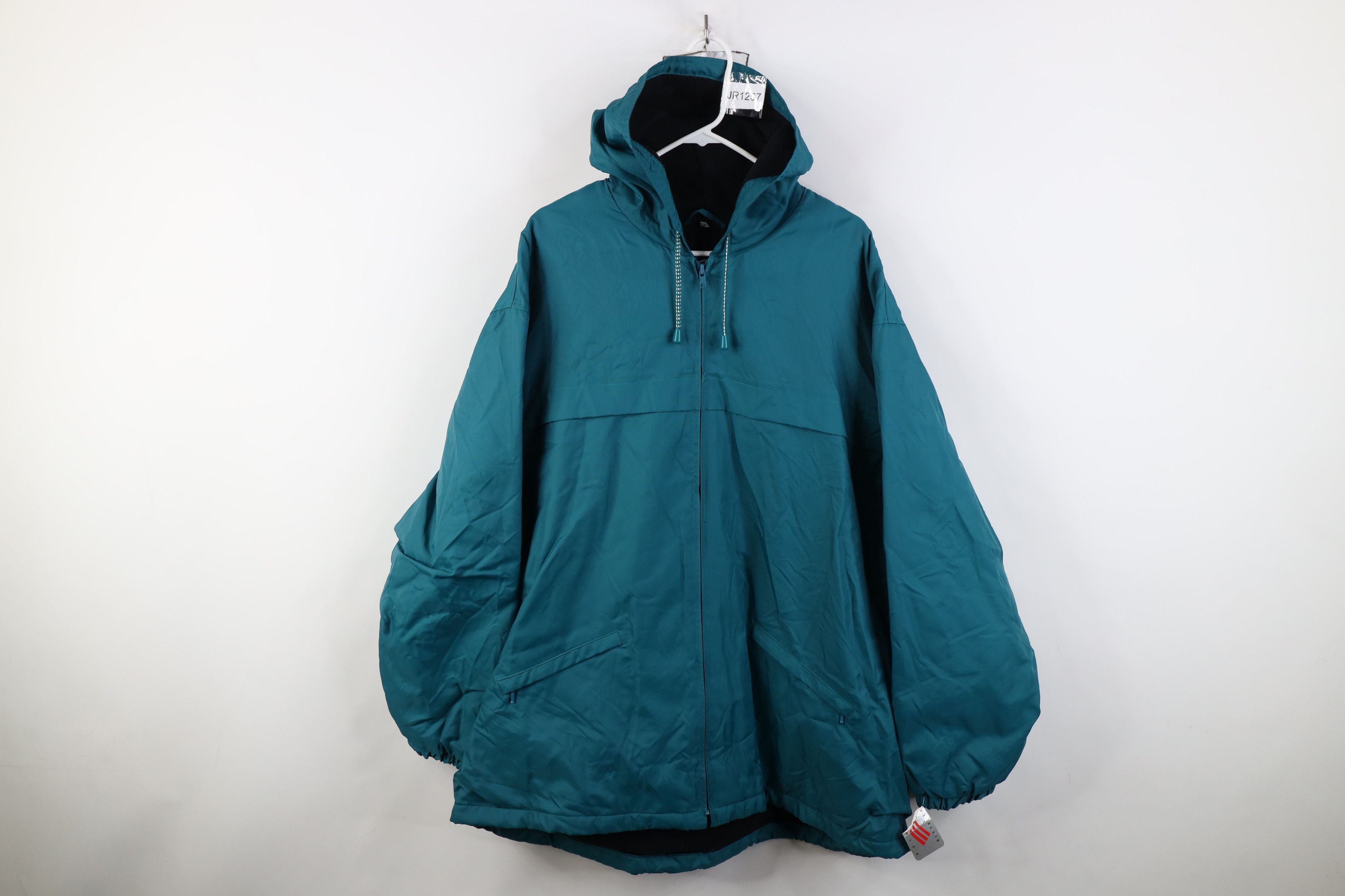 Perry Ellis Deadstock Vintage 90s Perry Ellis Lined Hooded Parka Jacket Size US XL / EU 56 / 4 - 2 Thumbnail