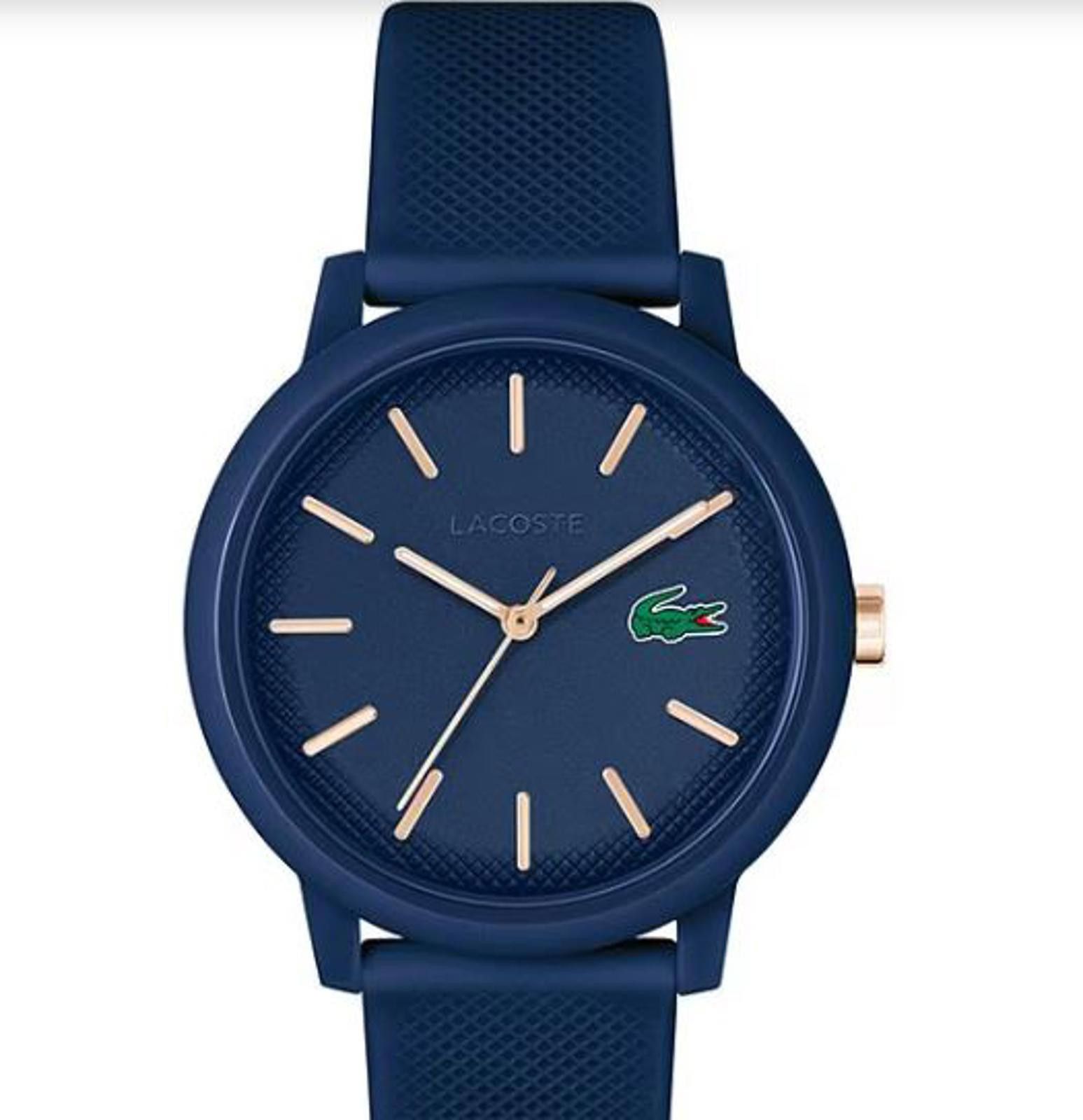 Lacoste NEW Lacoste Watch Men's Quartz Blue Dial Rose Gold Accents Size ONE SIZE - 2 Thumbnail